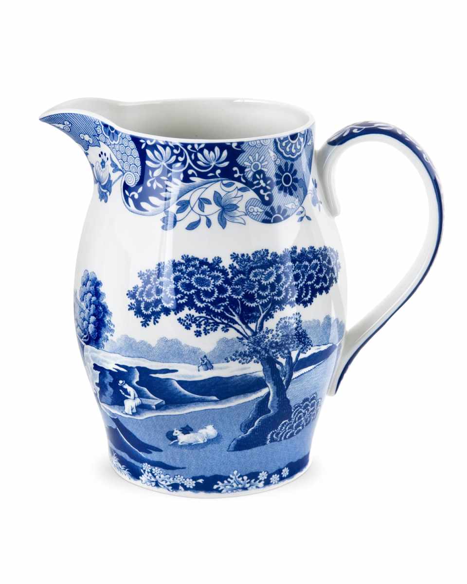 Blue Italian Pitcher