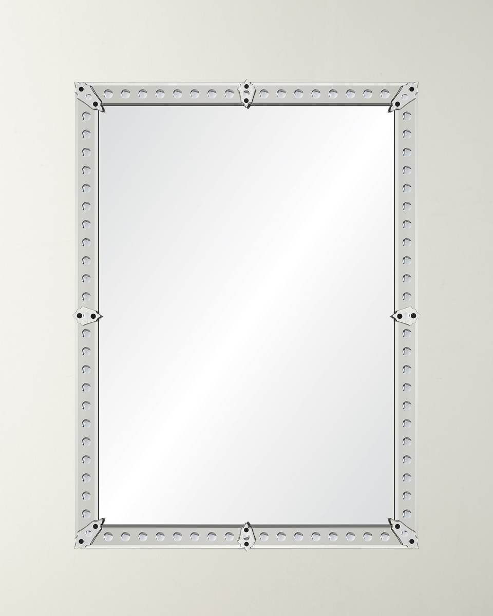Beveled Mirror-Framed Mirror, 40"
