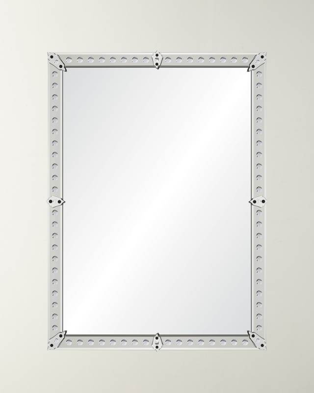 Beveled Mirror-Framed Mirror, 40"