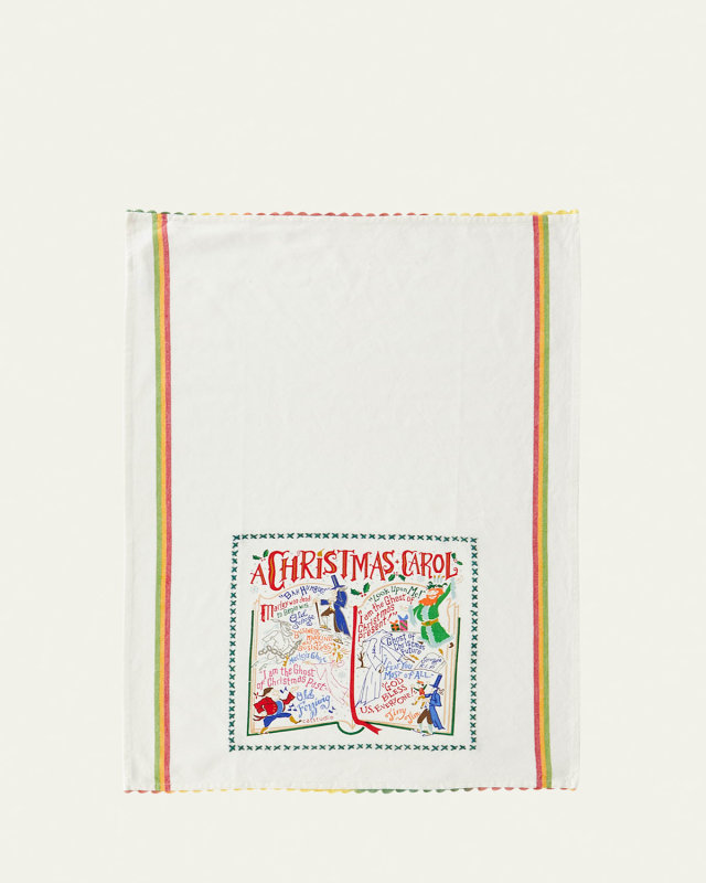 A Christmas Carol Dish Towel