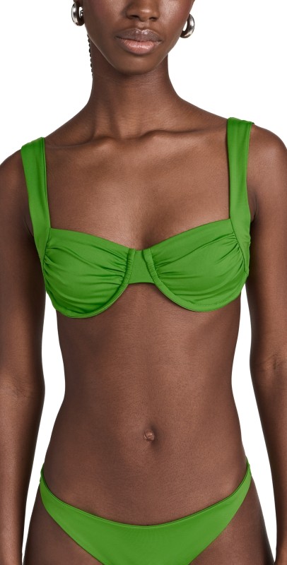 LSPACE Stella Bikini Top Palm