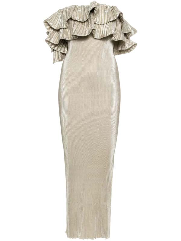 Premiere Gown pleated dress