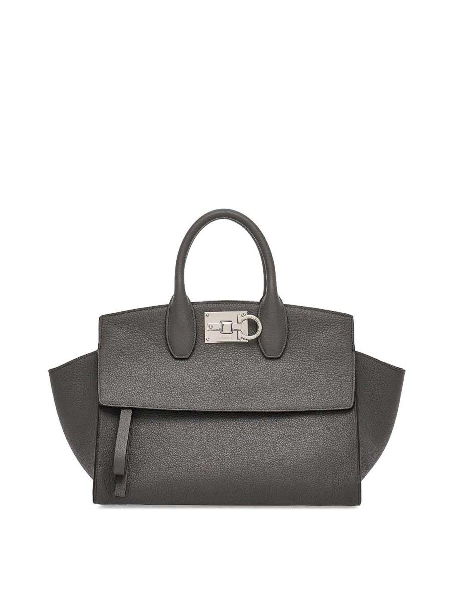 Salvatore Ferragamo Sac Cabas - Gris Foncé