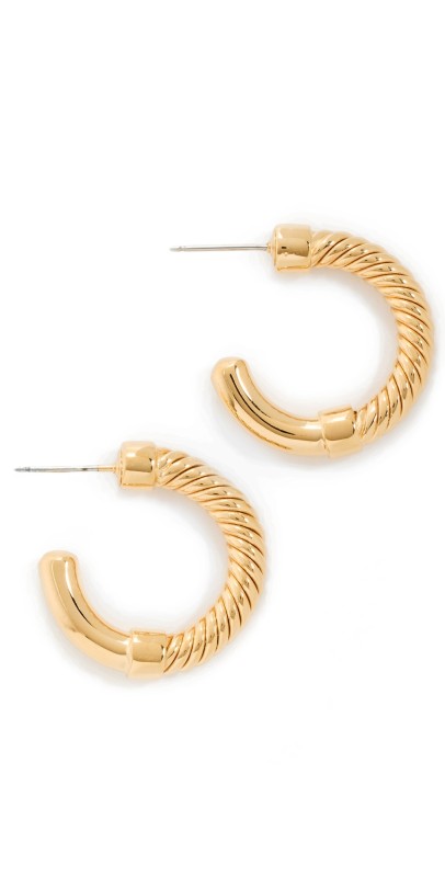 Soko Uzi Mini Hoop Earrings Gold