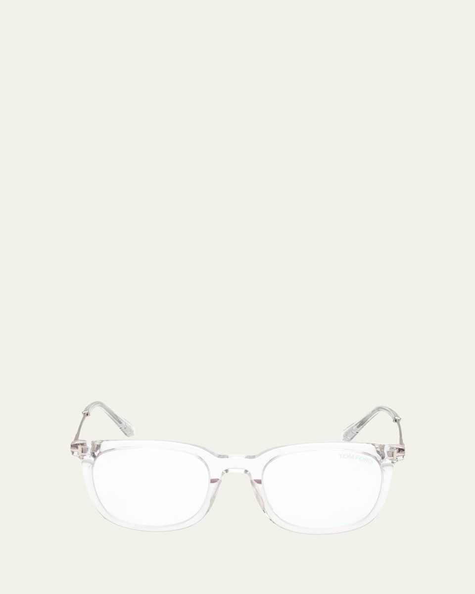 Blue Filtering Acetate Round Glasses