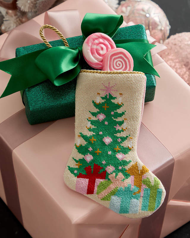 "The Christmas Morning" Mini Bauble Stocking