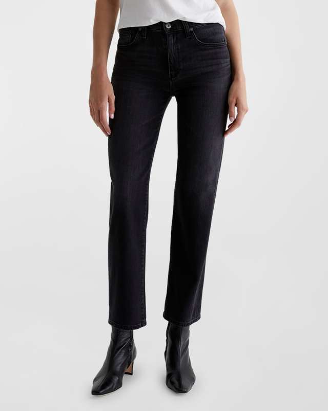Brinley Mid-Rise Straight Jeans