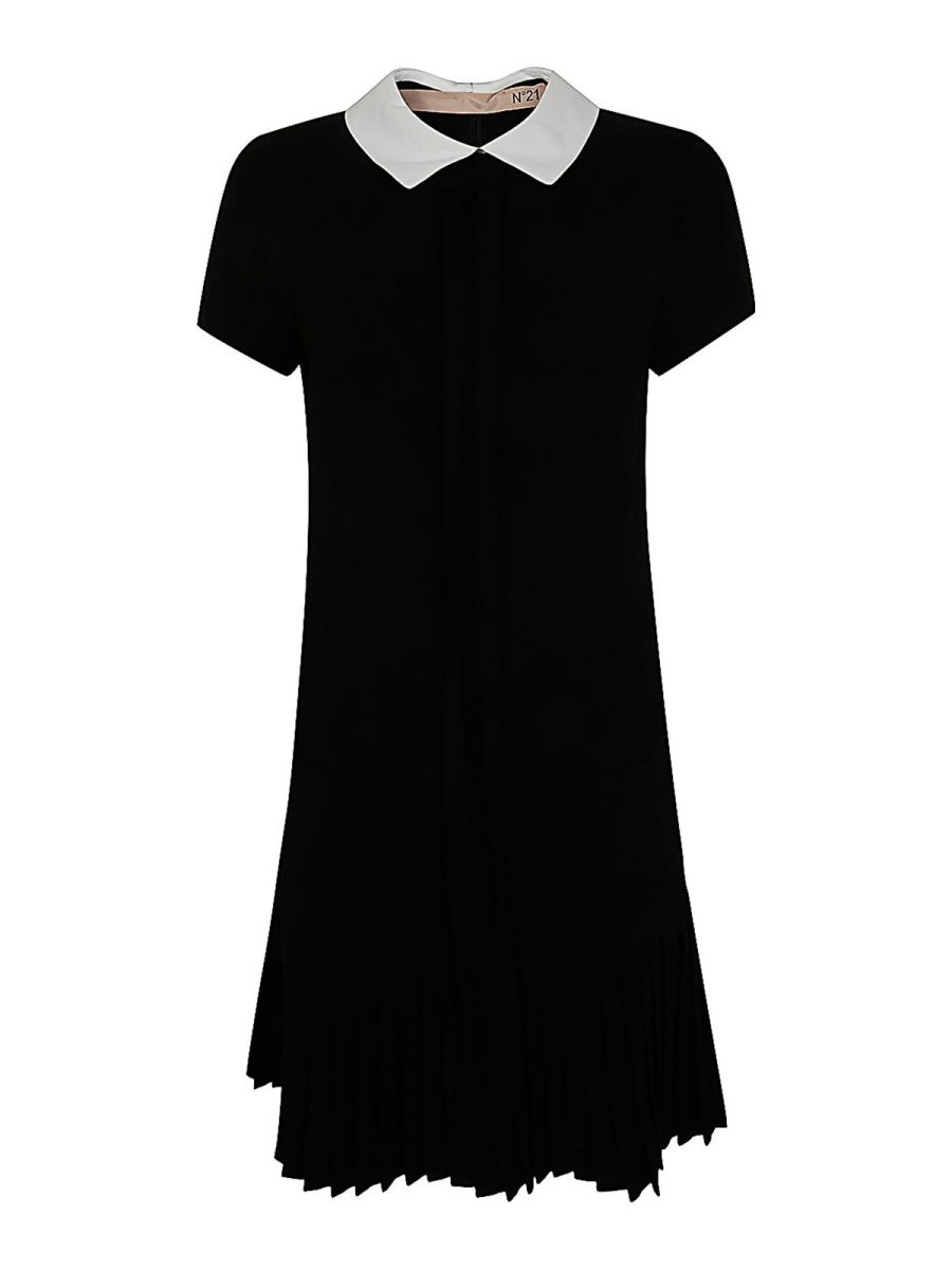 N°21 Robe Au Genou - Noir