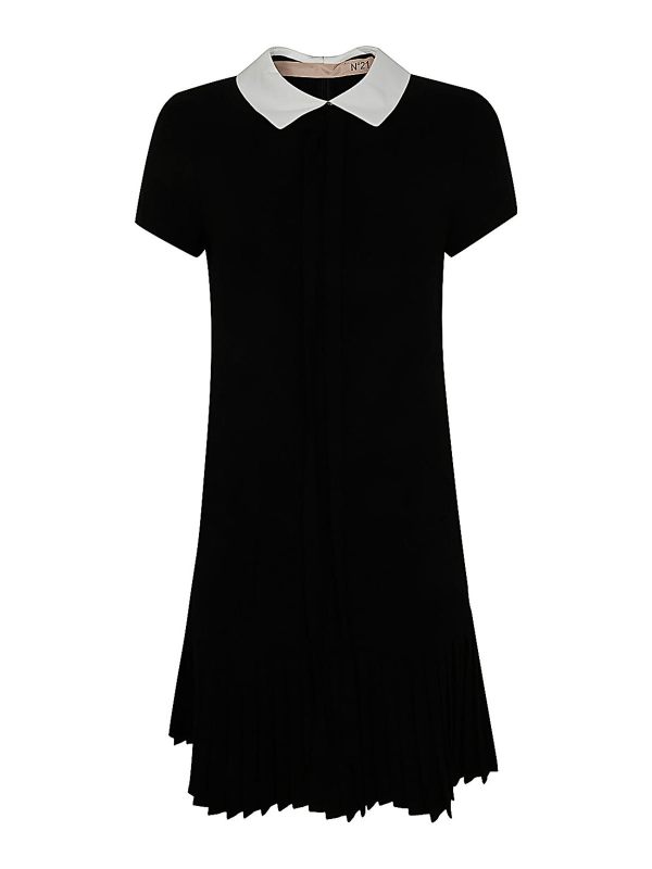 N°21 Robe Au Genou - Noir