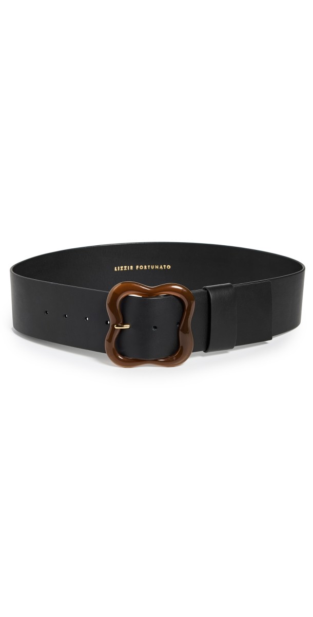 Lizzie Fortunato Florence Belt In Black/Brown Black