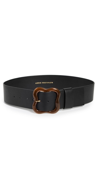 Lizzie Fortunato Florence Belt In Black/Brown Black