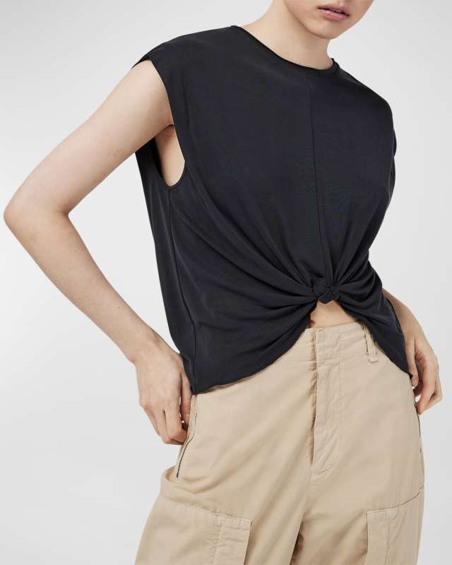 Jenna Twist-Front Top