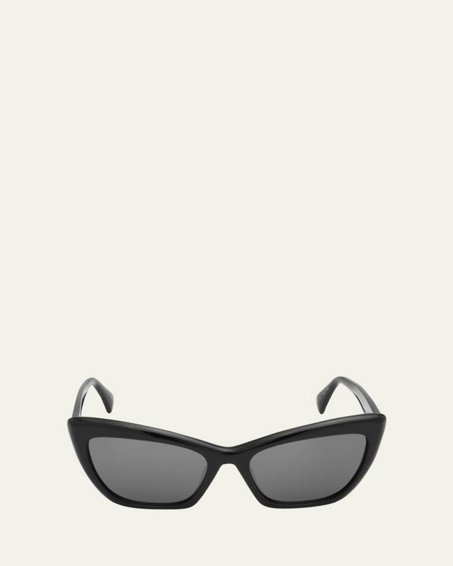 Logo Acetate Cat-Eye Sunglasses