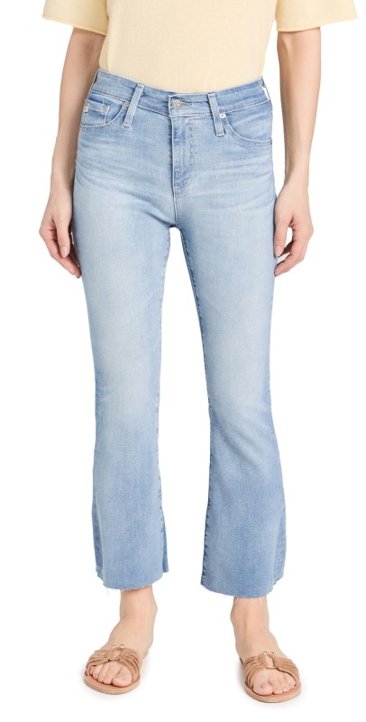 AG Farrah Boot Crop Jeans 24 Years Looking Glass