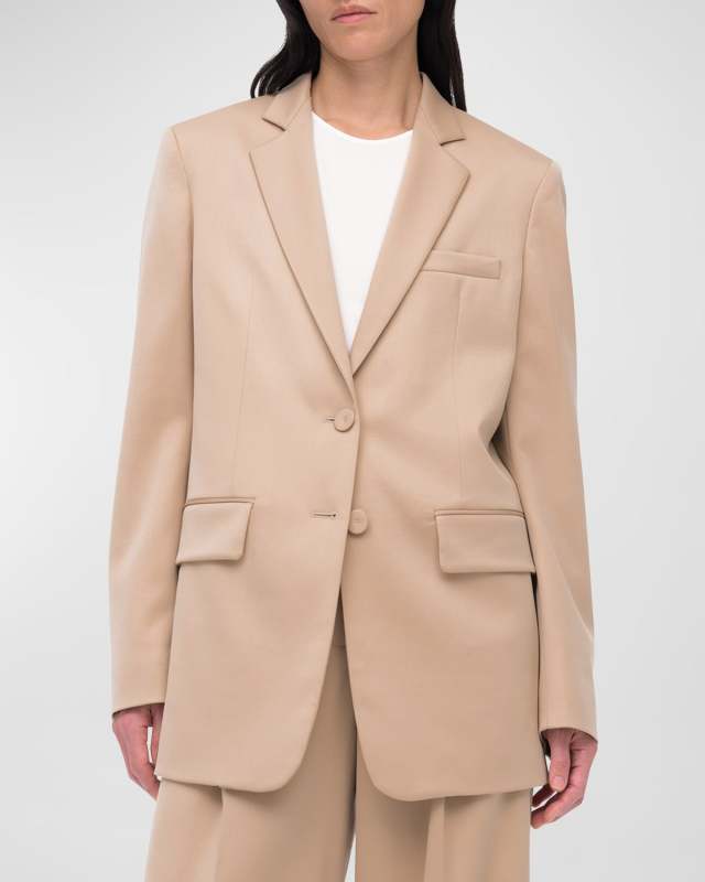 Oversized Virgin Wool Blazer
