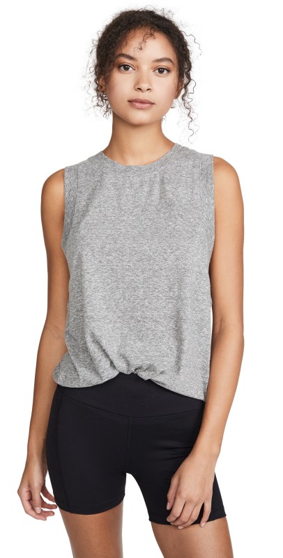 Year of Ours The Perfect Muscle Tank Heather Grey