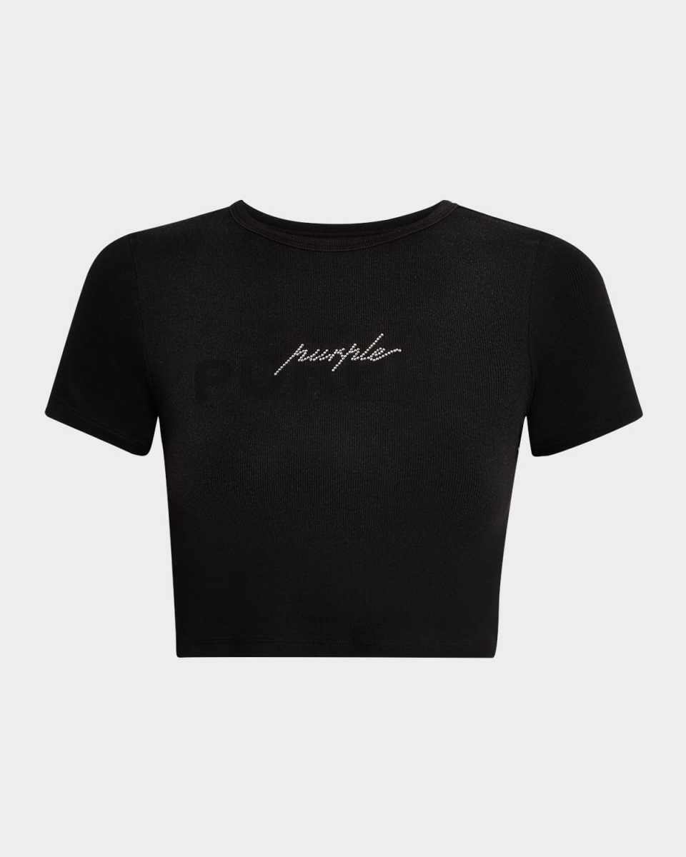 Rhinestone Logo Baby T