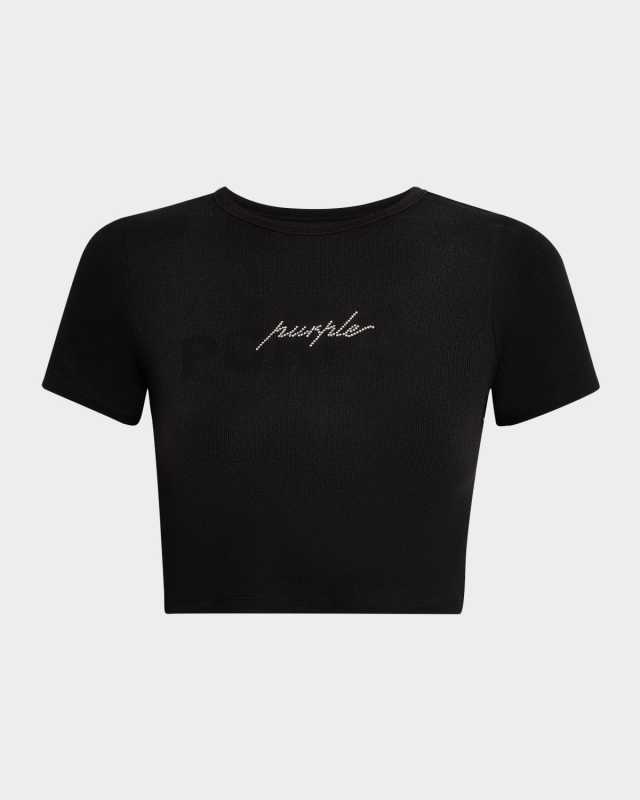Rhinestone Logo Baby T