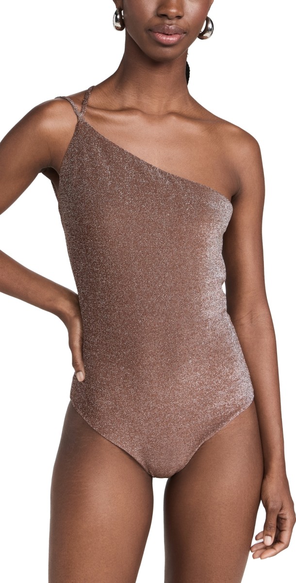 Johanna Ortiz Brown Fire Ritual One Piece Chocolate
