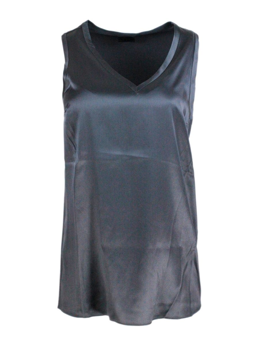 Brunello Cucinelli Top - Gris