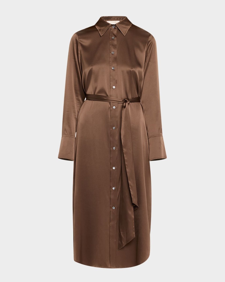Victoria Silk Shirtdress