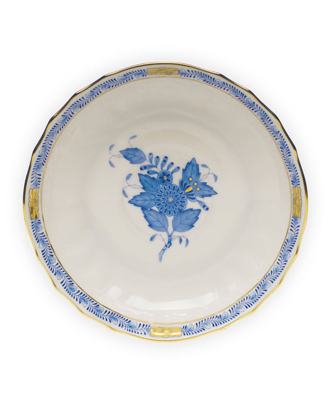 Chinese Bouquet Blue Canton Saucer