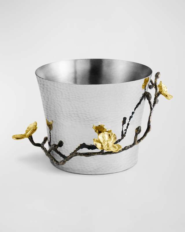 Gold Orchid Cachepot