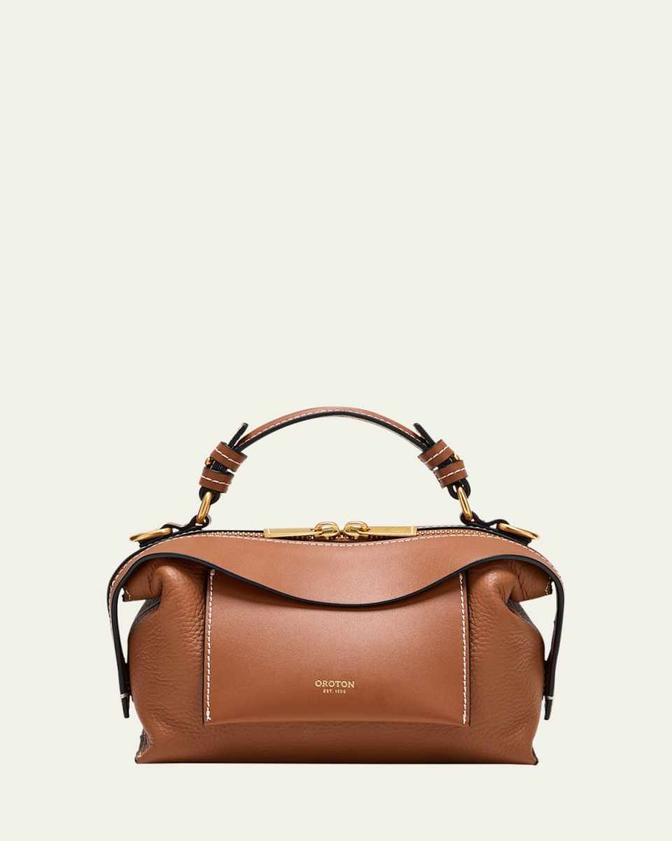 Mica Mini Zip Leather Crossbody Bag