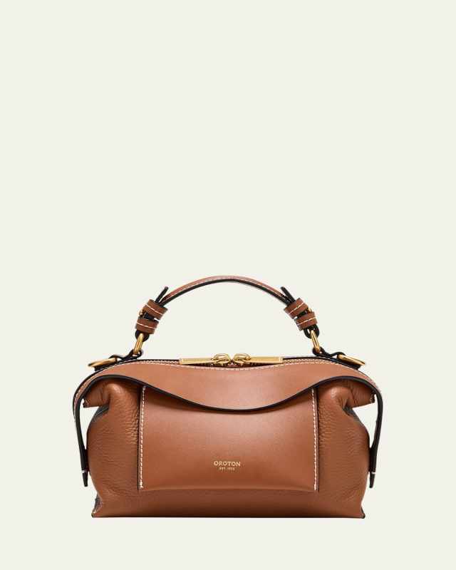 Mica Mini Zip Leather Crossbody Bag