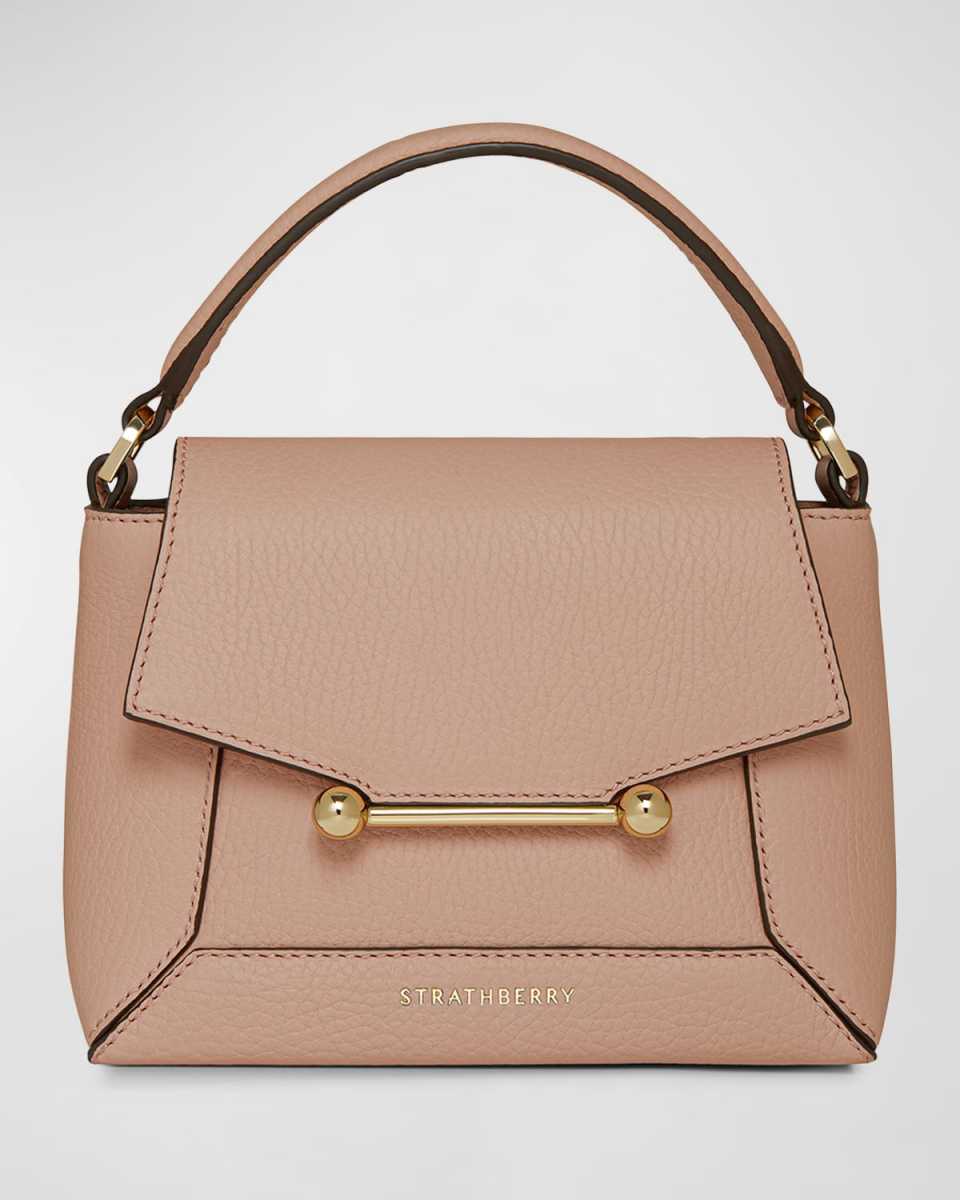 Mosaic Nano Leather Top-Handle Bag
