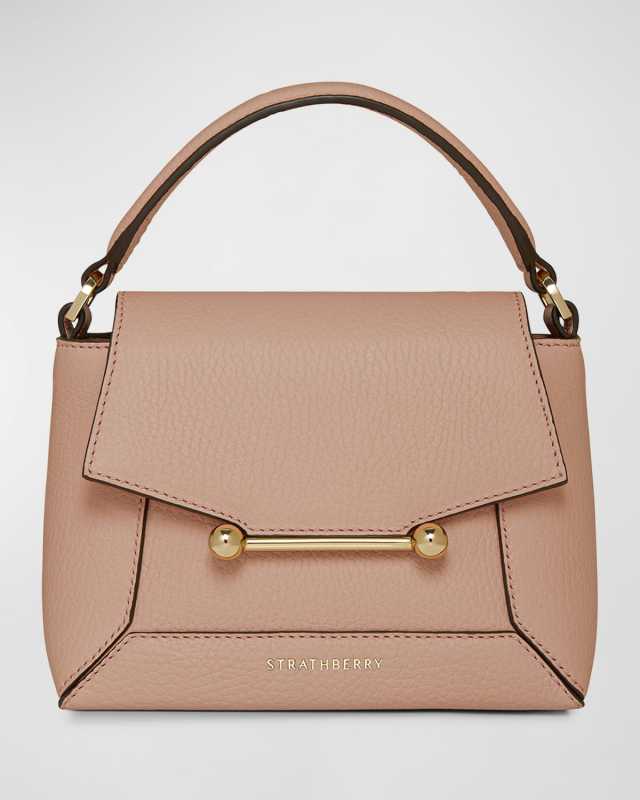 Mosaic Nano Leather Top-Handle Bag