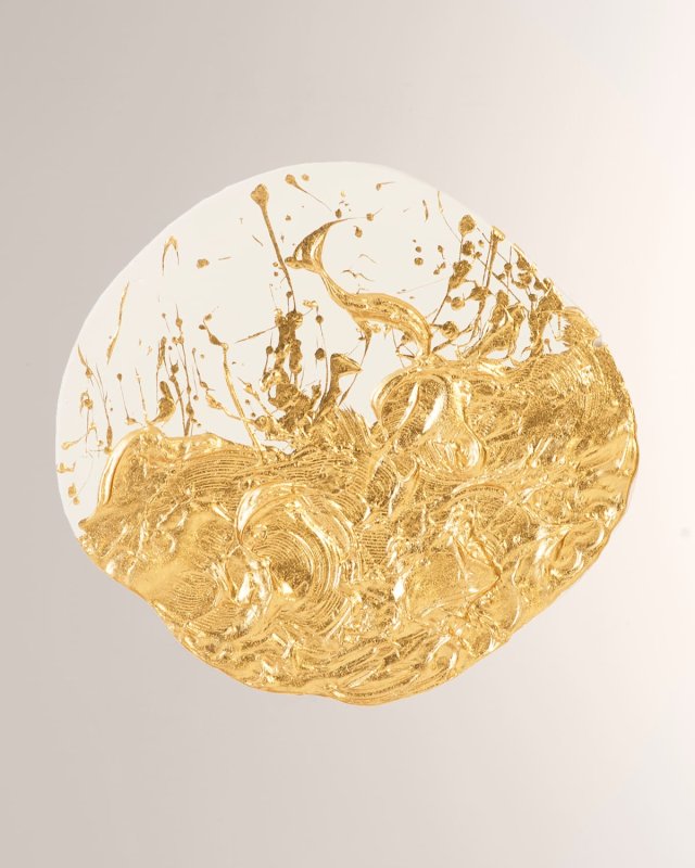 Wisp Gold Leaf Wall Tile