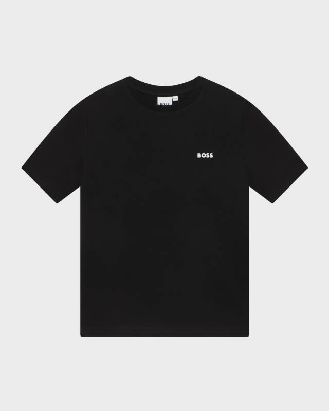 Boy's Classic Logo-Print T-Shirt, Size 4-6