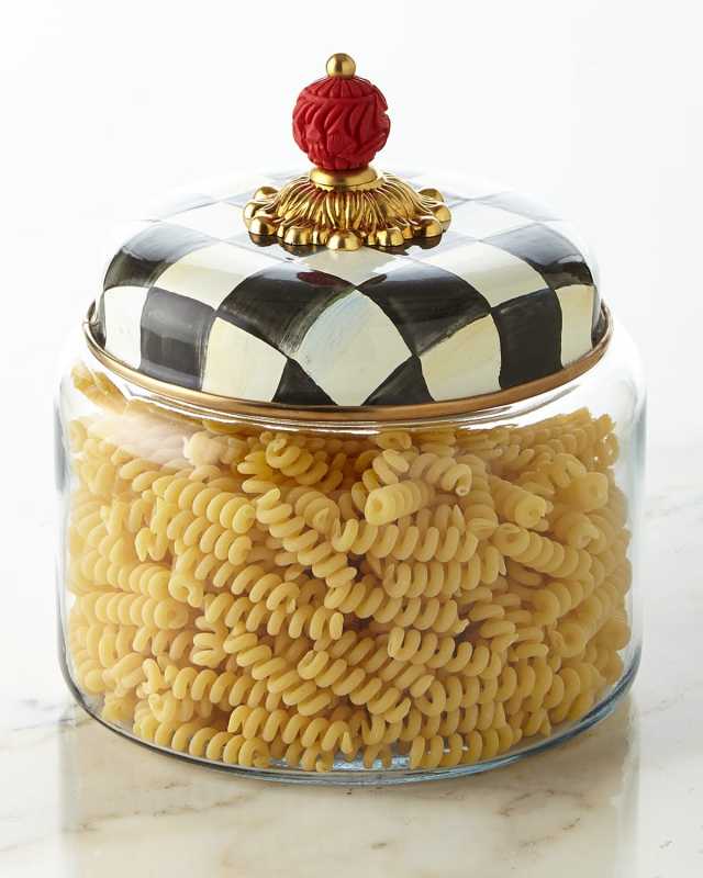 Small Courtly Check Canister