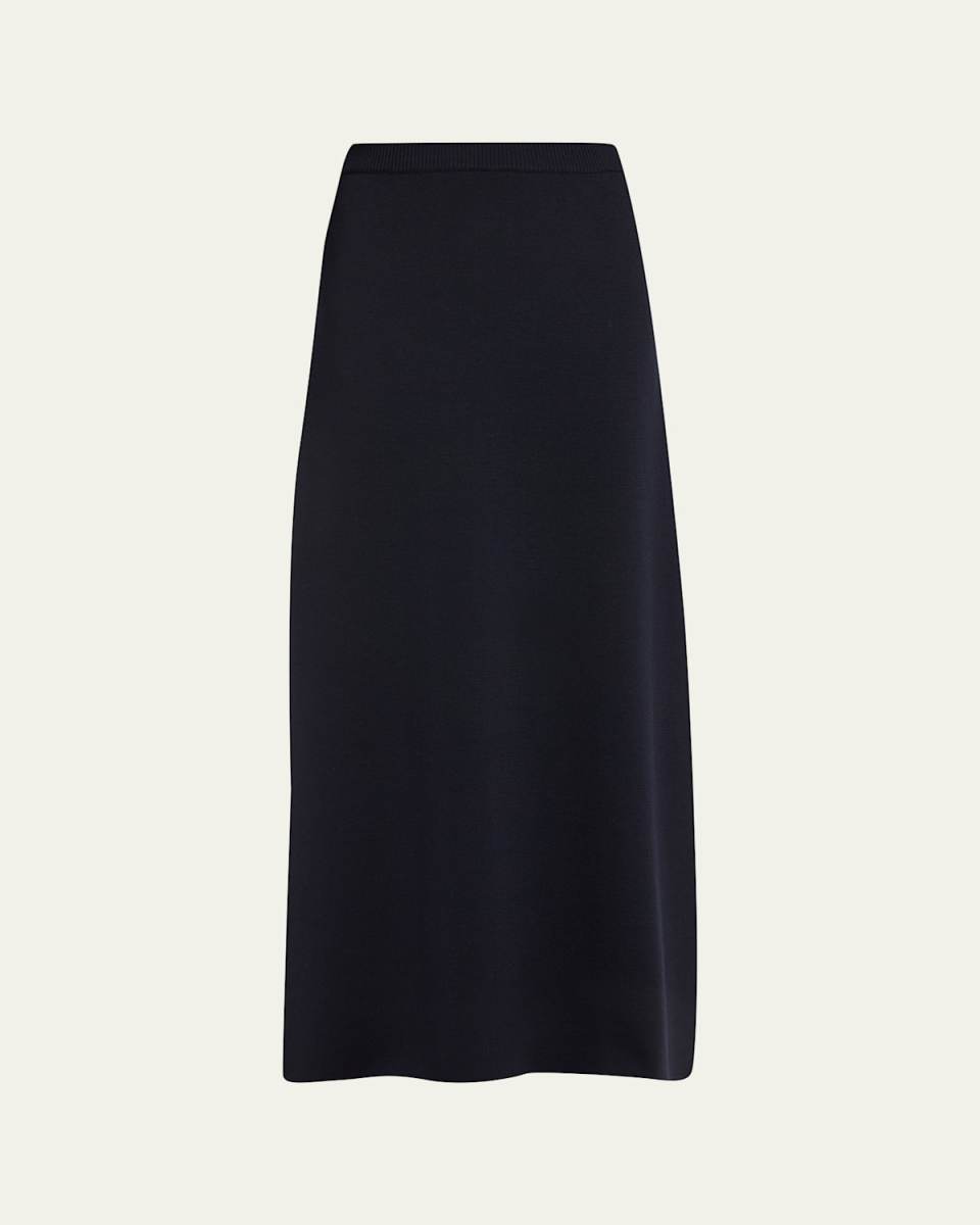 Gattoni Slit-Hem Maxi Skirt