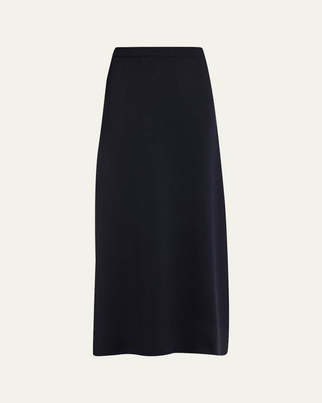 Gattoni Slit-Hem Maxi Skirt