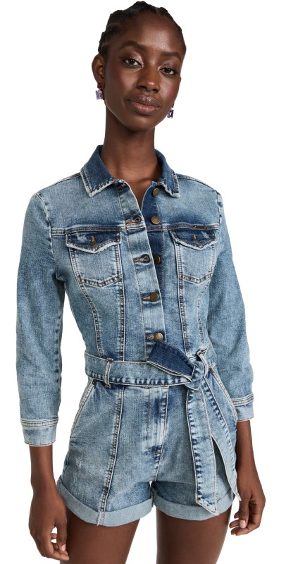 Retrofête Kerry Romper Light Rip Tide