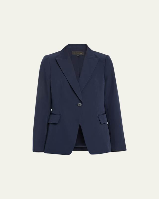 Jordi Single-Button Twill Jacket