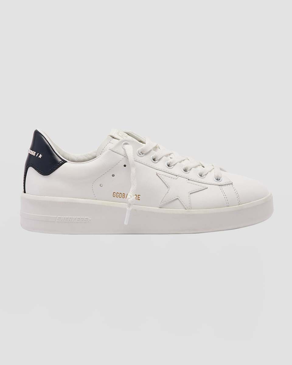 Pure Star Bicolor Leather Low-Top Sneakers