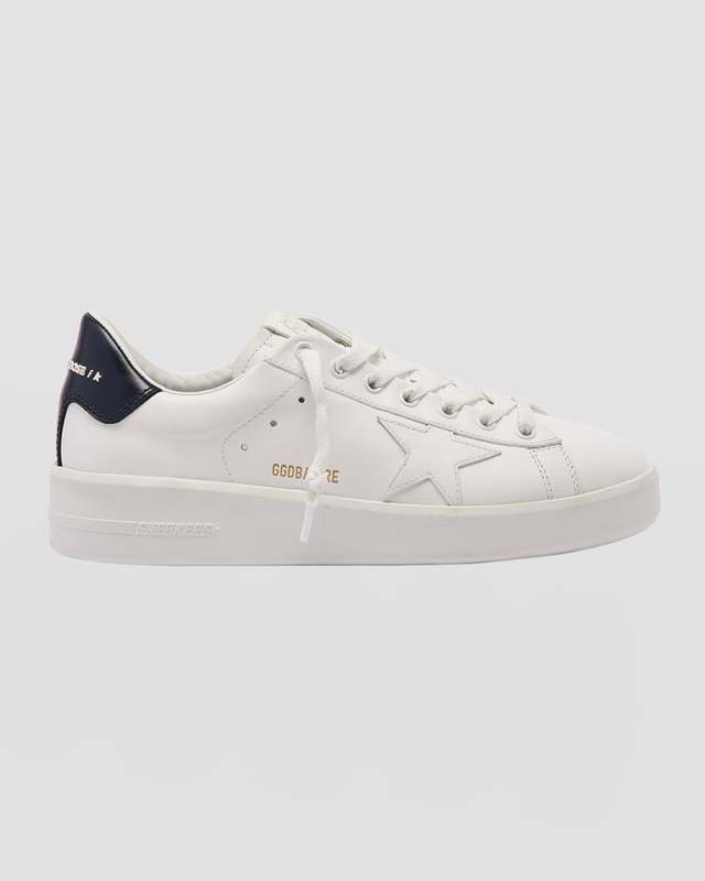 Pure Star Bicolor Leather Low-Top Sneakers