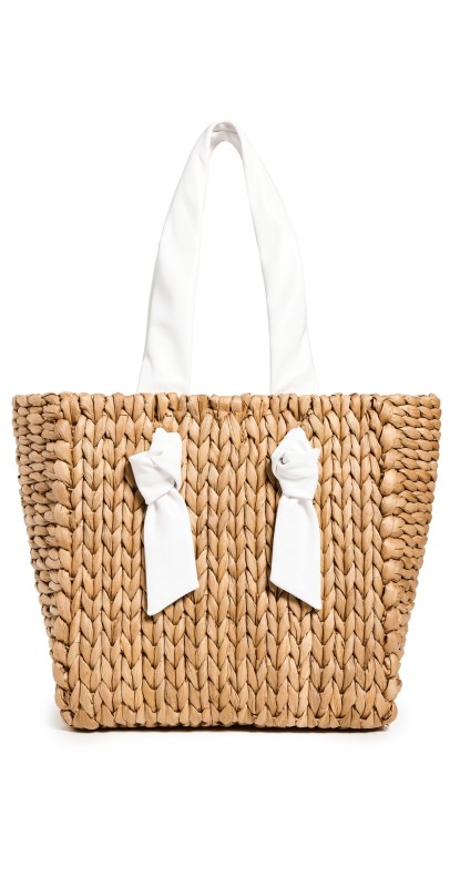 PAMELA MUNSON Petite Isla Bahia Lady Tote White