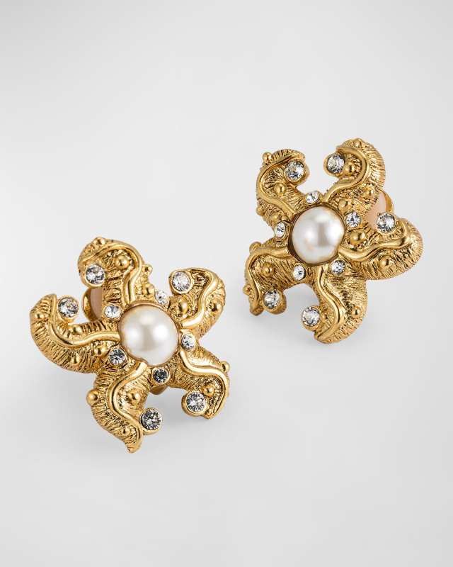 Starfish Clip-On Earrings