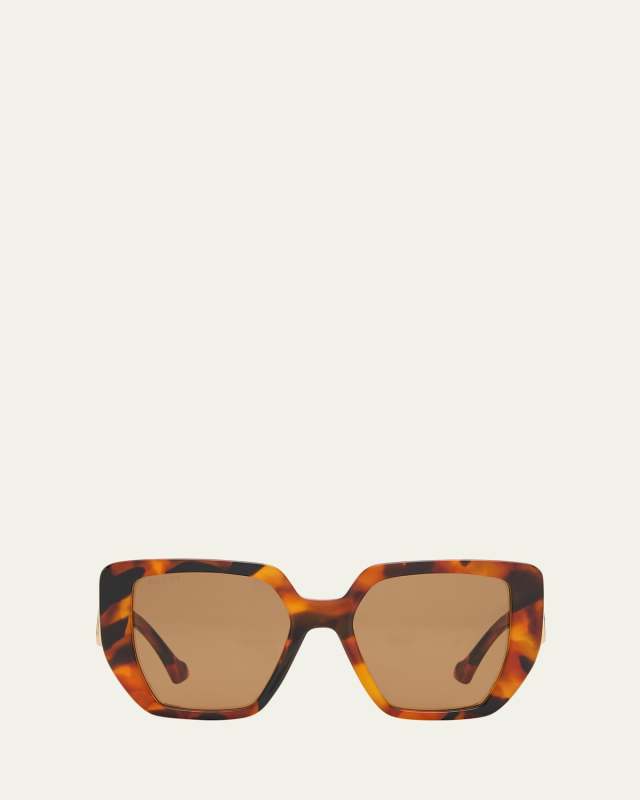 Oversized Square Acetate Sunglasses
