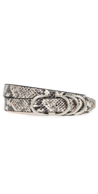 rag & bone Baby Spire Hip Belt White Snake