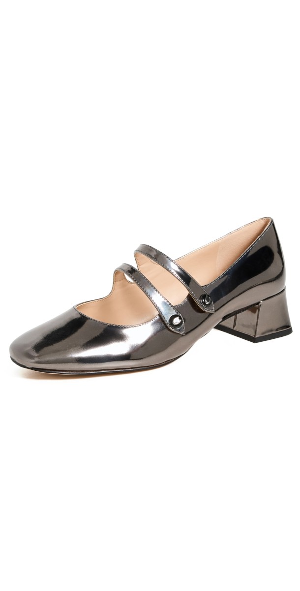 Coach Angelina Mary Jane Pumps Anthracite