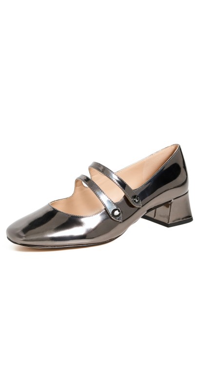 Coach Angelina Mary Jane Pumps Anthracite