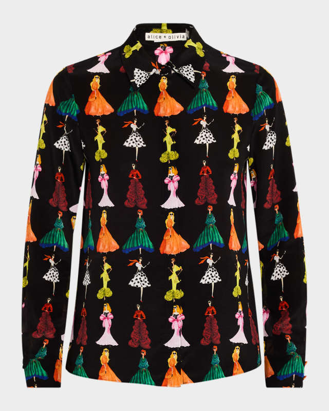 Willa Staceface Placket Top