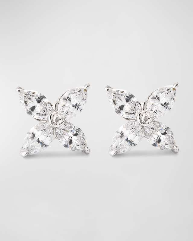 Small Marquise Cubic Zirconia Earring, Single