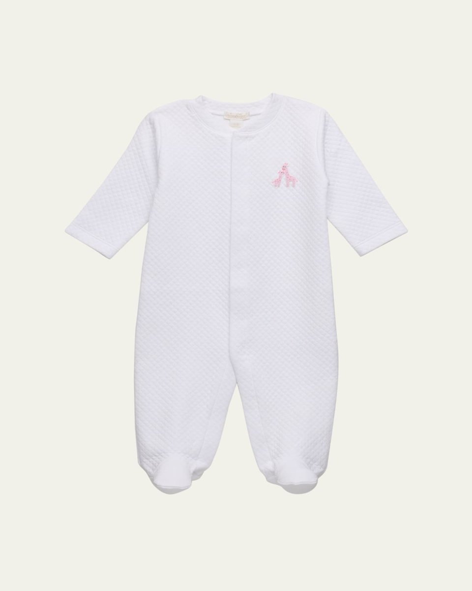Girl's Premier Giraffe Glee Footie, Size Newborn-9