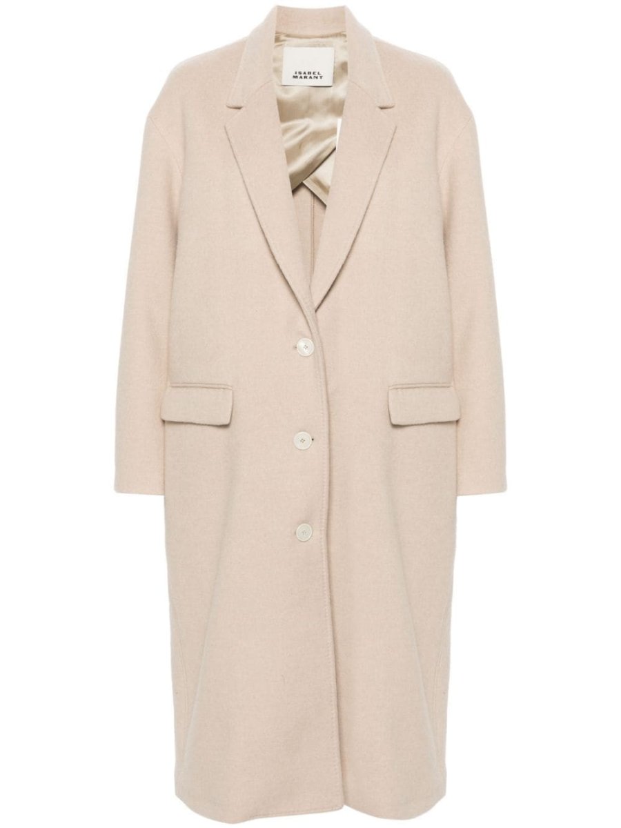 Efezia single-breasted coat